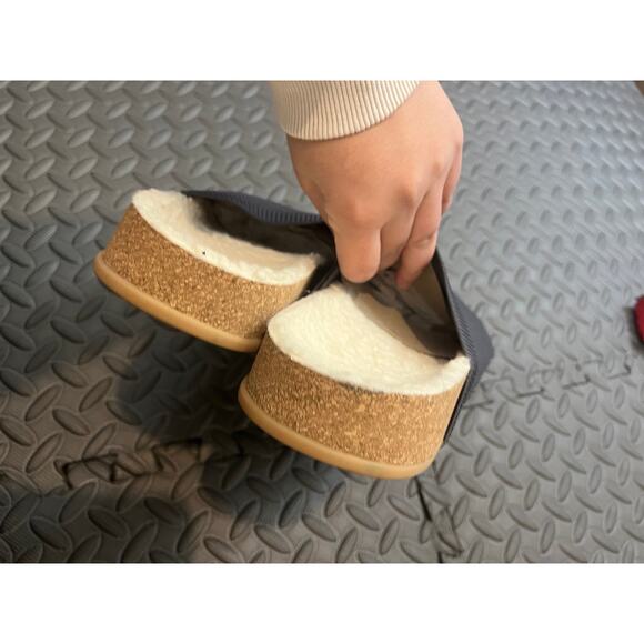 MESSAGE Eco-Shearling Henning Mule Gray Steel Mens Slippers Size 46 US 13 - Picture 6 of 7